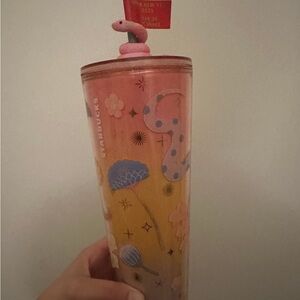 Starbucks Pink and Gold Tumbler